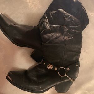 Dingo Supple Pigskin Cowgirl Boots